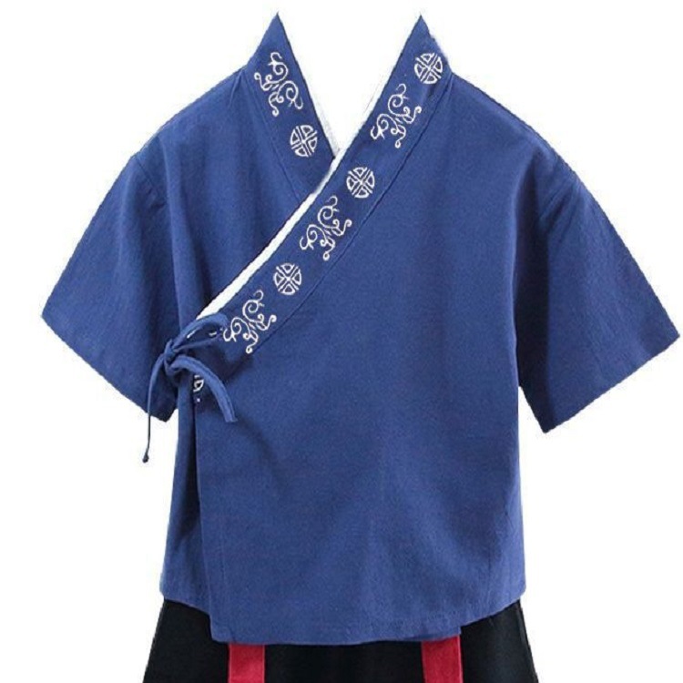 Hanfu para niños y niñas traje antiguo traje de algodón chino ceremonia de apertura estudiantes de la escuela primaria para niños traje de rendimiento de estilo chino image 13