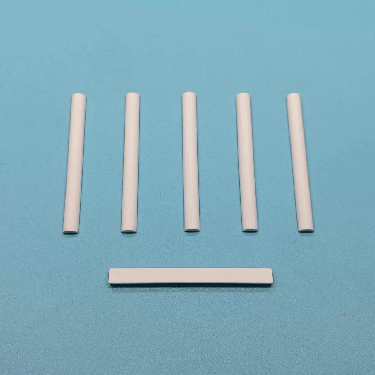 2022【库存】 陶瓷半圆棒 95%氧化铝 D4*40绝缘耐磨 电子陶瓷材料