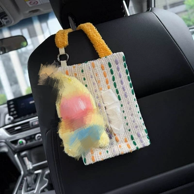 Tissue Hanging Bag Portable, Car tissue box/set - all-seasonlittle-dumb-star