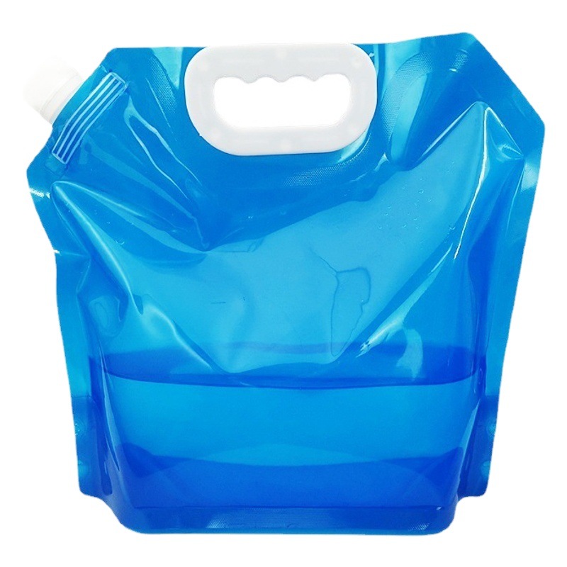 Cross-Border Outdoor Water Bag, Foldable Water Bag, Car-Mounted Camping Water Storage Bag, Thickened Large-Capacity Portable Food-Grade Spout Bag