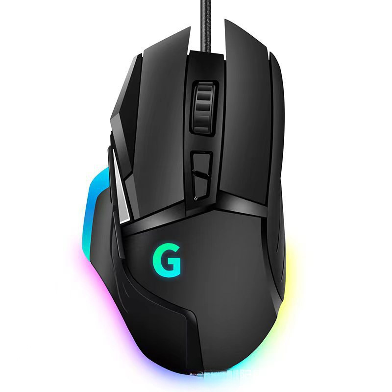国産のクロスボーダー卸売電商G502有線ゲーム機械マウスRGB電競宏lolは鶏パソコンを食べます。|undefined