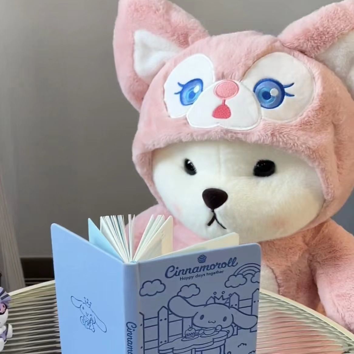 LING NA BEI ER DOODLE 변형 인형 귀여운 곰 인형 창조적 인 천 인형 봉제 장난감 여성 생일 선물