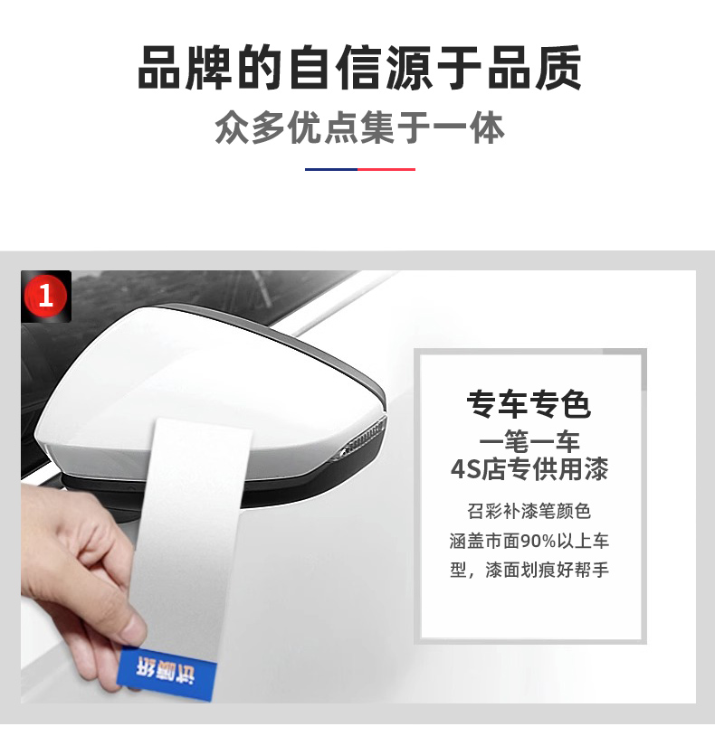 Tesla Model Y touch-up paint pen Model 3 pearl white black quick silver original car scratch repair