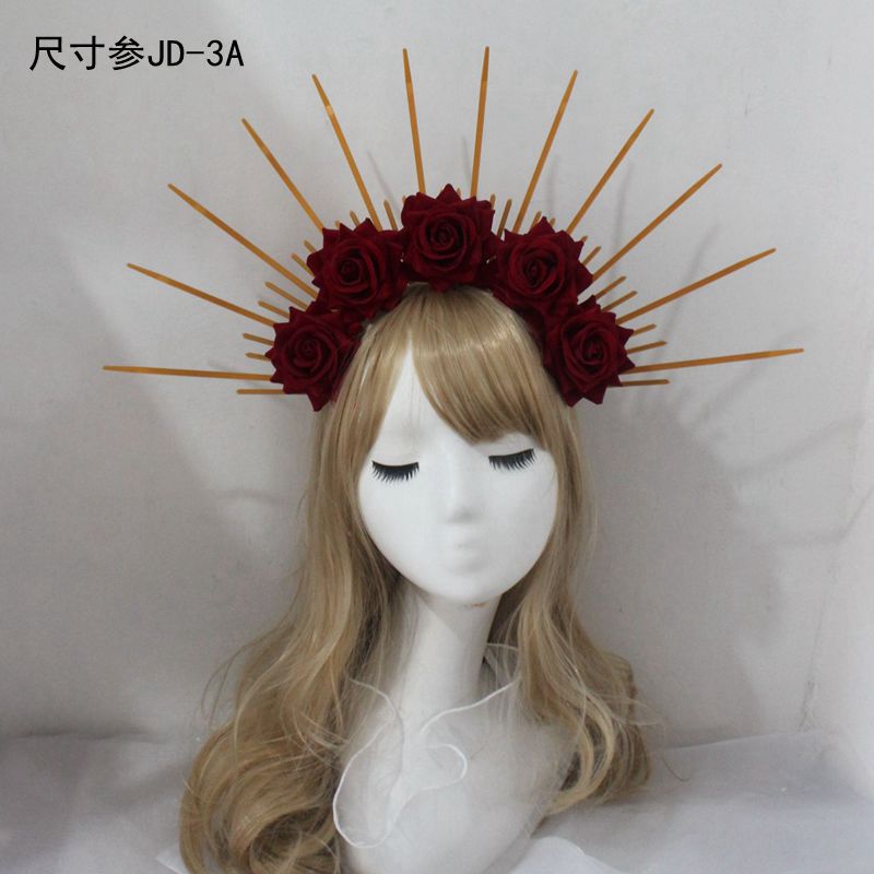 DIY corona material paquete Apolo Sol Dios diadema niños pasarela fotografía foto Ángel tocado material