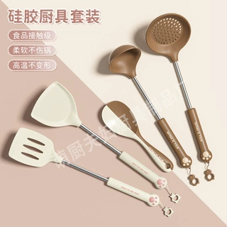 食品级硅胶锅铲耐高温家用厨具套装不粘锅专用锅铲饭勺汤勺煎铲