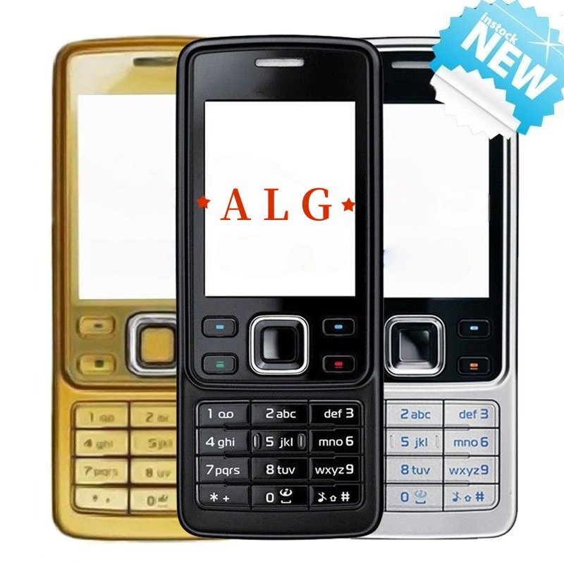 2G металлический мобильный телефон 6300, GSM 900/1800/1900, 2,0″ экран — упрощённый для пожилых