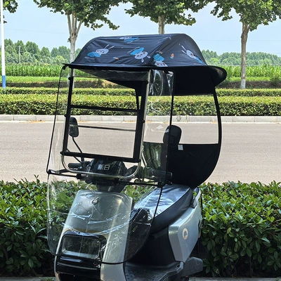 Elektromobil üçün ön şüşə çətiri (günlük) – window windscreen, sun umbrella - sliding-window-model-black-rabbit-suitable-for-all-seasons-suitable-for-vehicles-with-rearview-mirrors