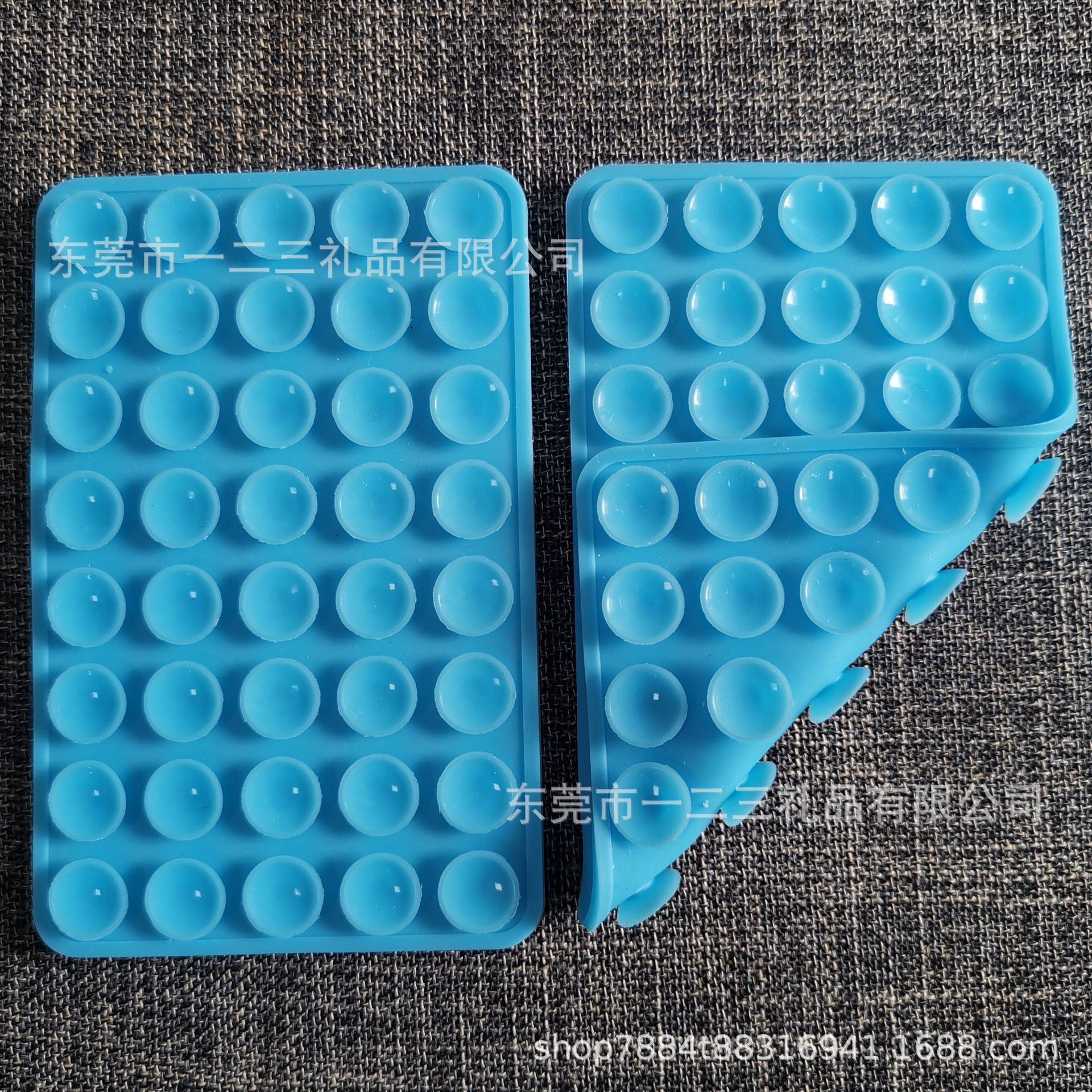 40 80 silicona ventosa de doble cara ventosa simple negro pegado antideslizante caso de teléfono móvil portátil soporte de teléfono móvil extraíble