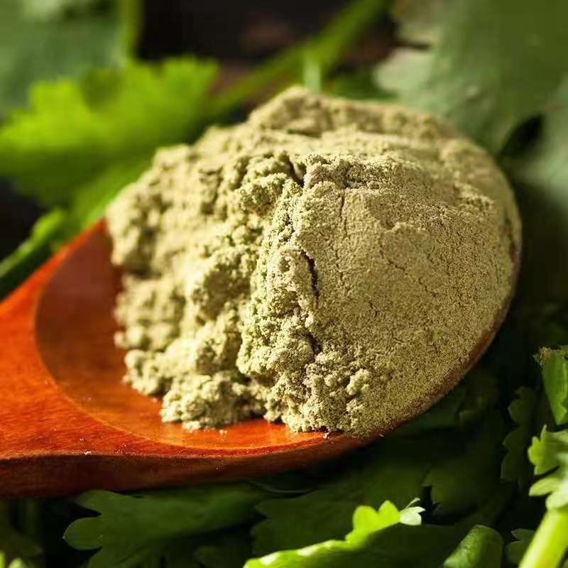 Qing Hao Powder Artemisia annua Sweet Wormwood Herb Fine Powder 500g Bulk Herbal Supply in use