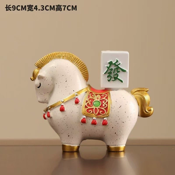 Get rich immediately with white horse (gourd)