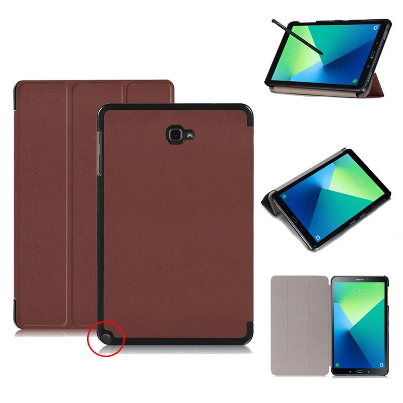 Suitable for Samsung P580/P585 Leather Case Tab a 10.1 with S Pen Tablet Protective Case Magnetic Cover