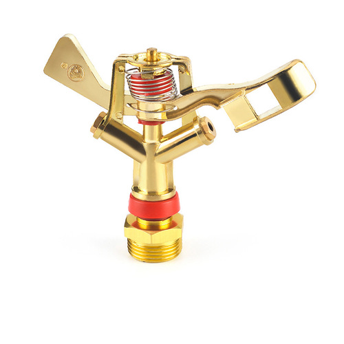 Zinc alloy rocker nozzle rotating lawn greening 360 degrees garden irrigation sprinkler watering flower field tool agricultural use