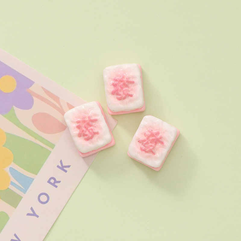 かわいい食品おもちゃフォーチュン麻雀ケーキ diy クリーム接着剤携帯電話ケースヘアアクセサリーホールシューズバックル樹脂ジュエリーアクセサリー|undefined