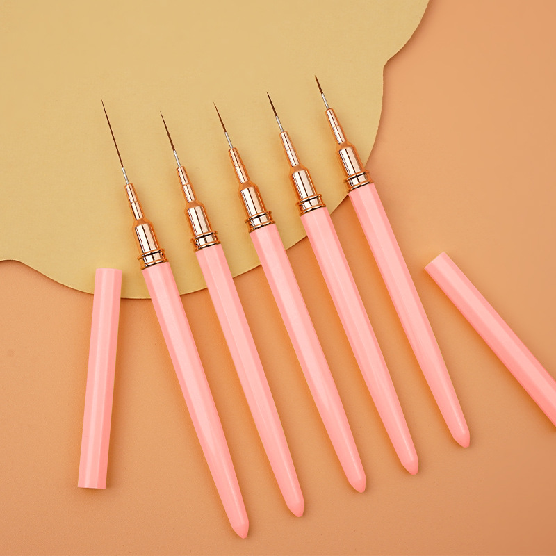 pincel de dibujo de línea de aguja transfronteriza conjunto especial de pincel de pintura de color pincel de dibujo de línea de trazo cuadrilátero DIY pincel de trazo