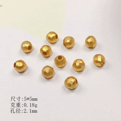 Zərgərlik ara hissələri – Jewelry Bracelet Necklace Accessories - 5mm-disco-beads-about-5-per-gram
