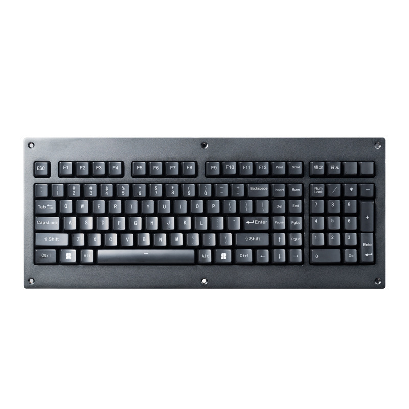 Metal Keyboard Control Manipulator Compact Reinforced Aluminum Material Panel Bottom Box Mechanical Key Keyboard