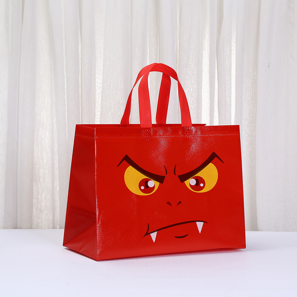 Bolsas de regalo impresas, bolsas de compras estereoscópicas, bolsas de regalo, bolsas de Halloween, bolsas de embalaje no tejidas