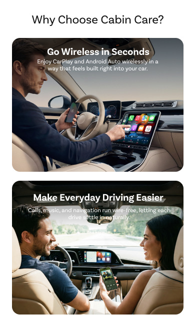 Cross-Border Popular Wireless Carplay Box Android Auto Two-In-One In-Car Smart Box Module Adapter