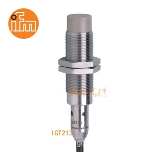 Ifm Sensor Igt213;12 mm Non-Flush Mounting;300 Hz;Normally Open;Dc; Pnp/Npn