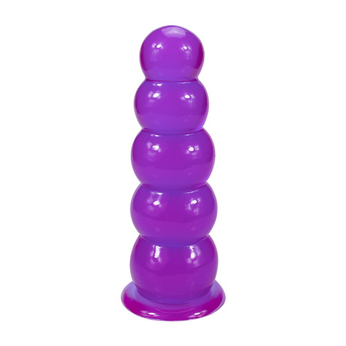New five-bead anal plug masturbation massager for men and women, soft and sexy backcourt beads, adult performance products