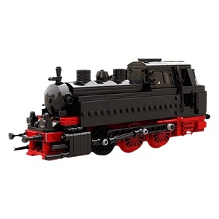 MOC совместим с Lego German BR 80 паровым двигателем-ретро небольшой поезд DIY собранные строительные блоки модель новая