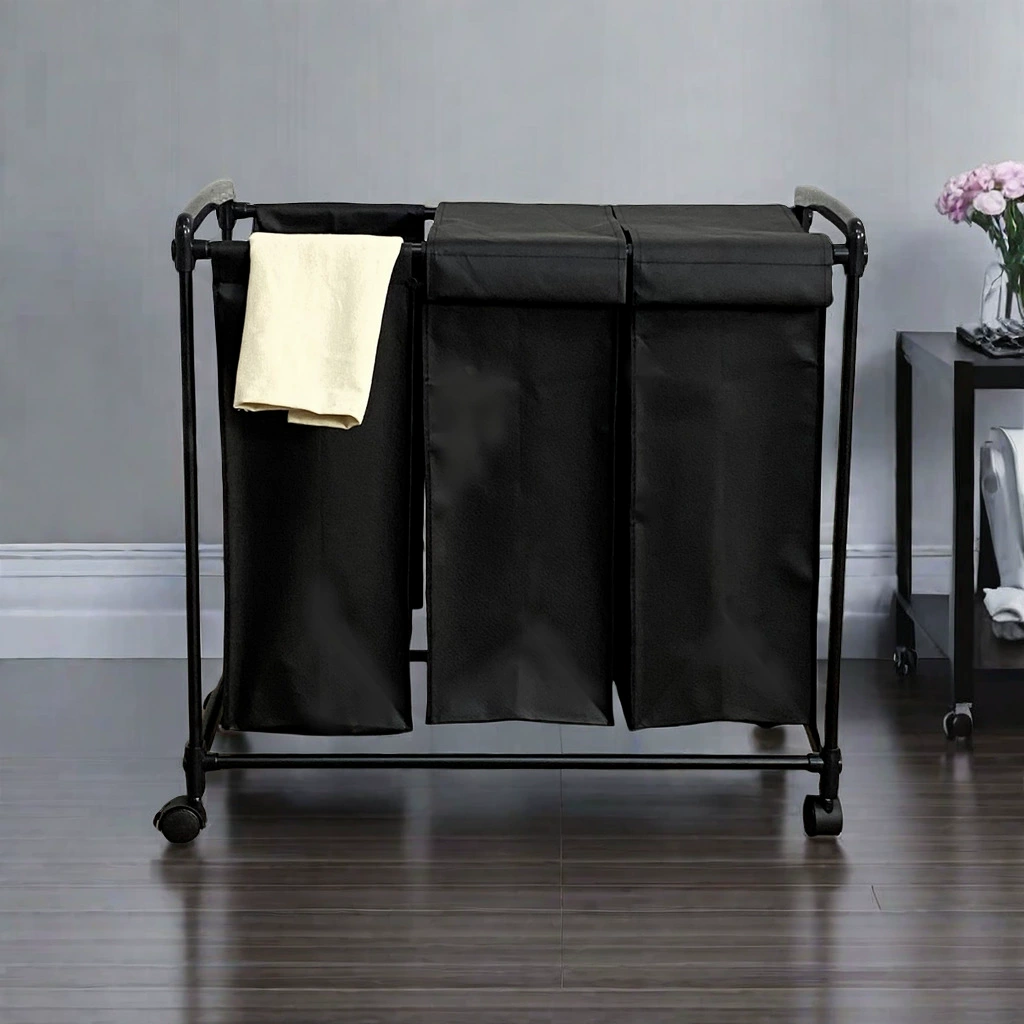 Корзина для грязной одежды, корзина для грязной одежды, многофункциональное хранилище для одежды с крышкой и универсальными колесами, стеллаж для хранения белья, стеллаж для хранения интернет-знаменитостей