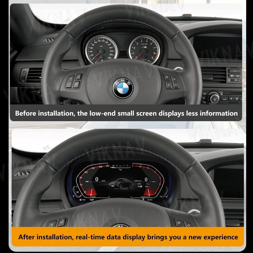 Подходящий для BMW 3-ой серии E90 E91 E92 E93 модифицированный умный сенсорный дисплей скорости LCD приборная панель