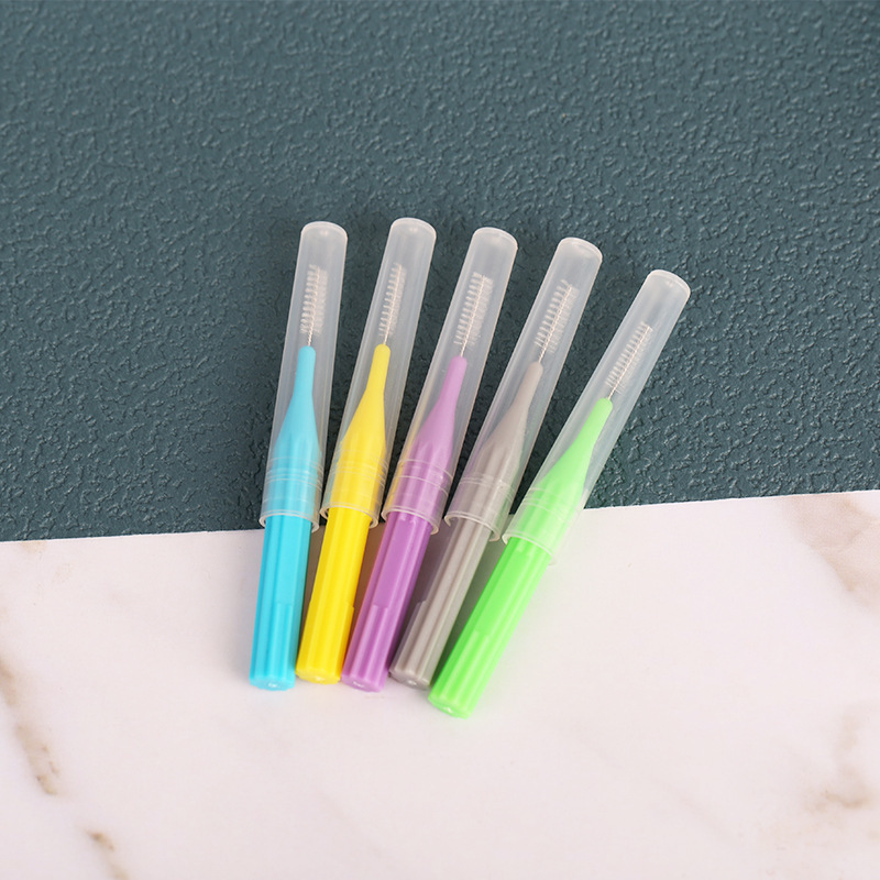 Interdental Brush, I-Type Interdental Brush, Orthodontic Interdental Brush, Pencil-Type Interdental Brush, Wholesale Colorful Student