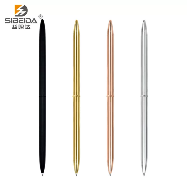 High-grade metal desktop fixed paste neutral pen Bank signature desk pen front office stationery advertising pen LOGO