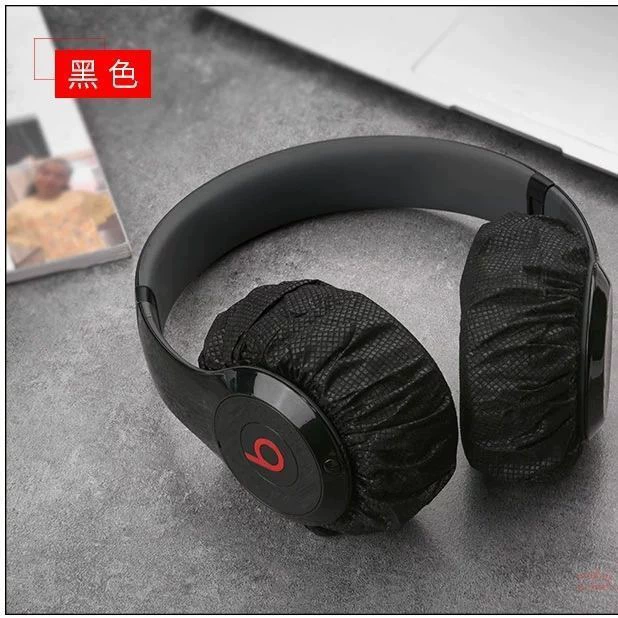 Disposable headphones non-woven cloth, protective case