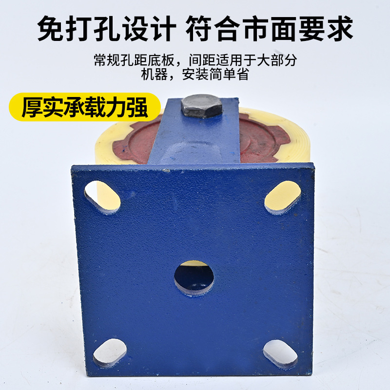 12寸超重型铁芯尼龙万向轮工业加厚耐磨高载重1吨脚轮小推车轱辘|undefined
