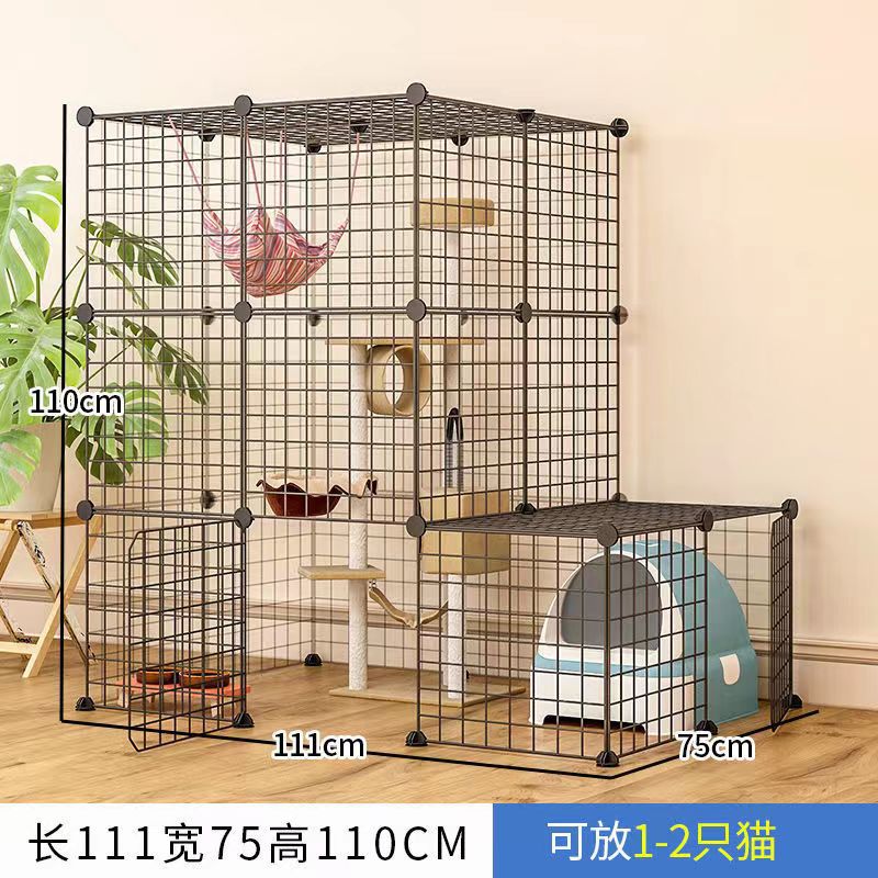 3 열, 3 층, 2 열-고양이 먹고 마시는 구역