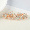 Metal cute hairgrip with bow for adults, big hairpin, ponytail