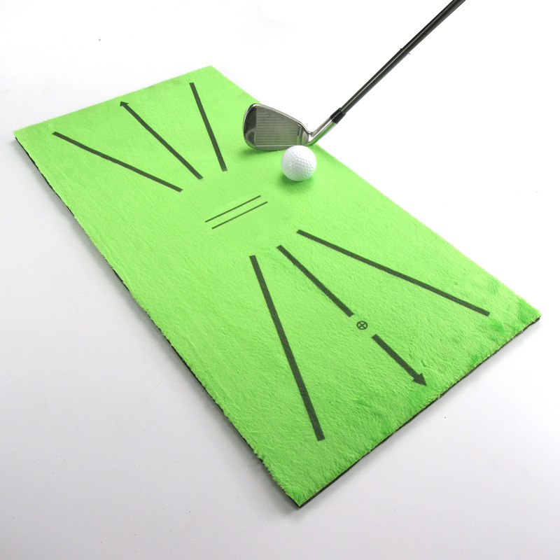 FUENTE Fábrica al por mayor Golf Swing golpeando estera práctica de interior golpeando Mat swing Trainer Venta caliente transfronteriza