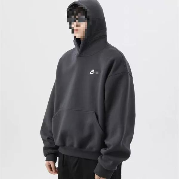 Spring and Autumn popular embroidered sweatshirt, new long-sleeved unisex sports hoodie, loose-fitting Korean-style casual sweatshirt, men's pullover