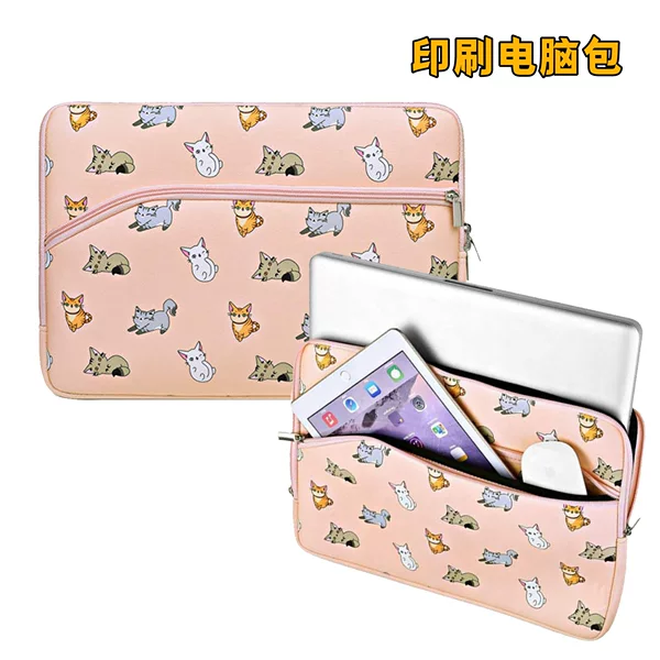 Factory wholesale custom-made neoprene front pocket laptop sleeve 13-16inch notebook protective case 11-inch tablet cover