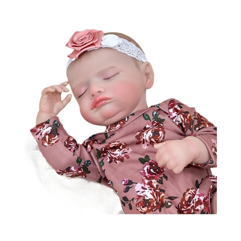 Calmar a los niños muñecas acompañantes muñecas pesadas pegamento blando para bebés juguetes transfronterizos de lavado de agua simulación