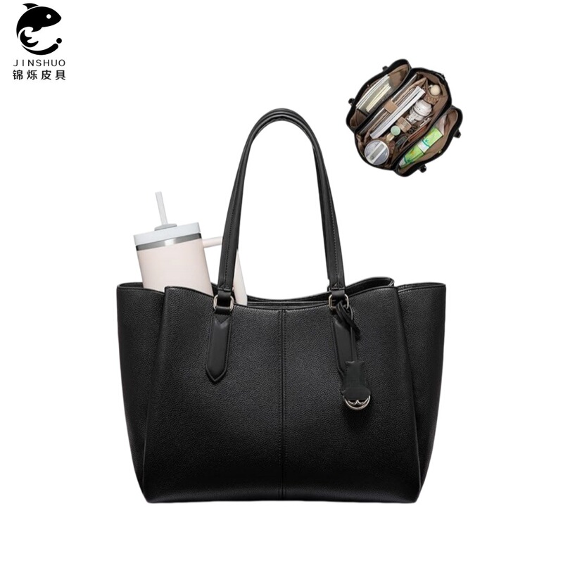 Foreign Trade Cross-Border Patchwork Women's Tote Bag, Fashionable and Versatile, Large Capacity Shoulder Bag, Three-Compartment Handbag, Work Bag Foreign Trade Cross-Border Patchwork Women's Tote Bag, Fashionable and Versatile, Large Capacity Shoulder Bag, Three-Compartment Handbag, Work Bag