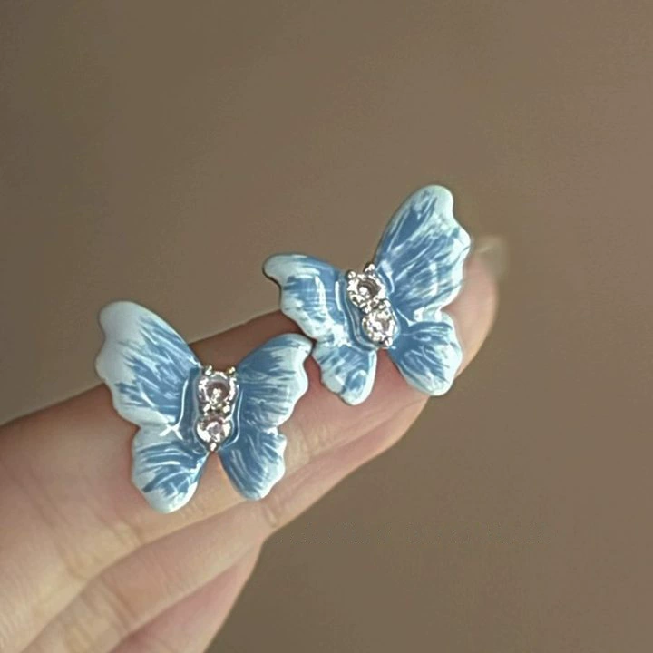 Серебряная игла, летние универсальные серьги с цветочным дизайном, стиль легкой роскоши, высокого качества, оптовая