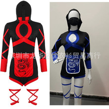 女武士服 龙日本忍者制服 Dragon Ninja Costume 万圣节服装