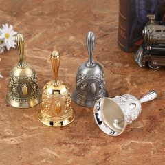 Creative Nordic-style retro restaurant bar food tongs bell 2022 new fashion home decoration hand bell