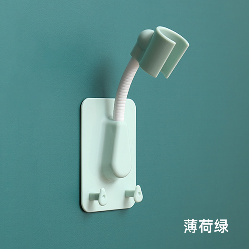 浴室卫生间花洒支架免打孔淋浴器莲蓬头固定器可调节可旋转底座|undefined