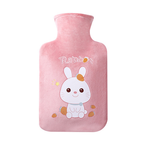 Kaqite Winter Hot Water Bottle Filling Student Cute Water Filling Hot Water Bottle Cartoon Cute Pet Plush Warm Baby Wholesale