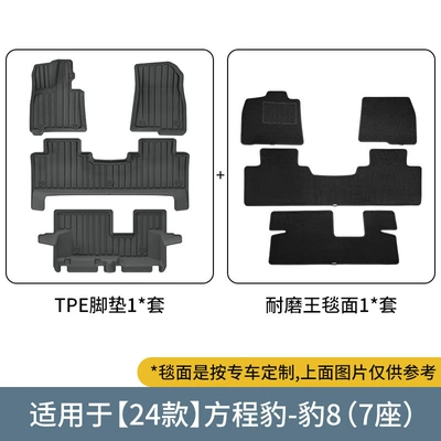 Tpe Floor Mats, Special Car Floor – Ayaqaltılar (Kovriklər) - 24-models-of-formula-leopard-8-double-layer-seven-seaterwear-resistant-king-floor-mats