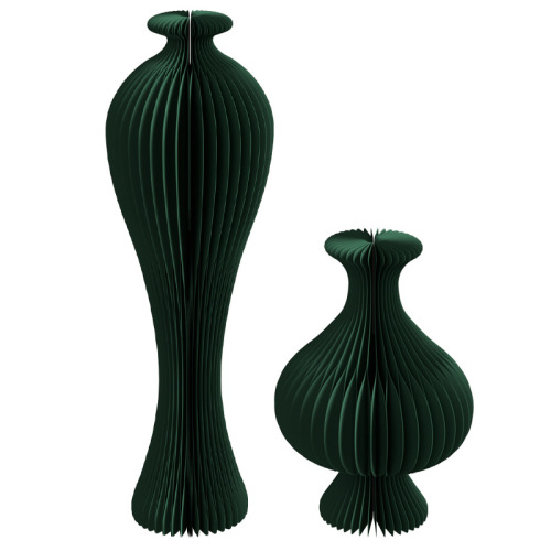 Eighteen paper creative vase ornaments, flower racks, living room flower arrangements, personalized home Nordic bedroom decoration