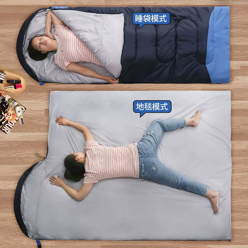 Handheld universal travel sleeping bag for adults for double