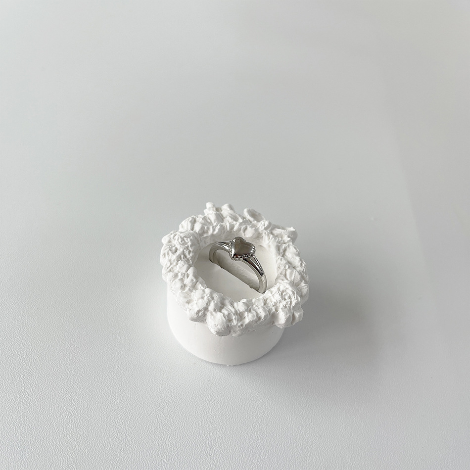 Sweet Heart Shape Copper Open Ring