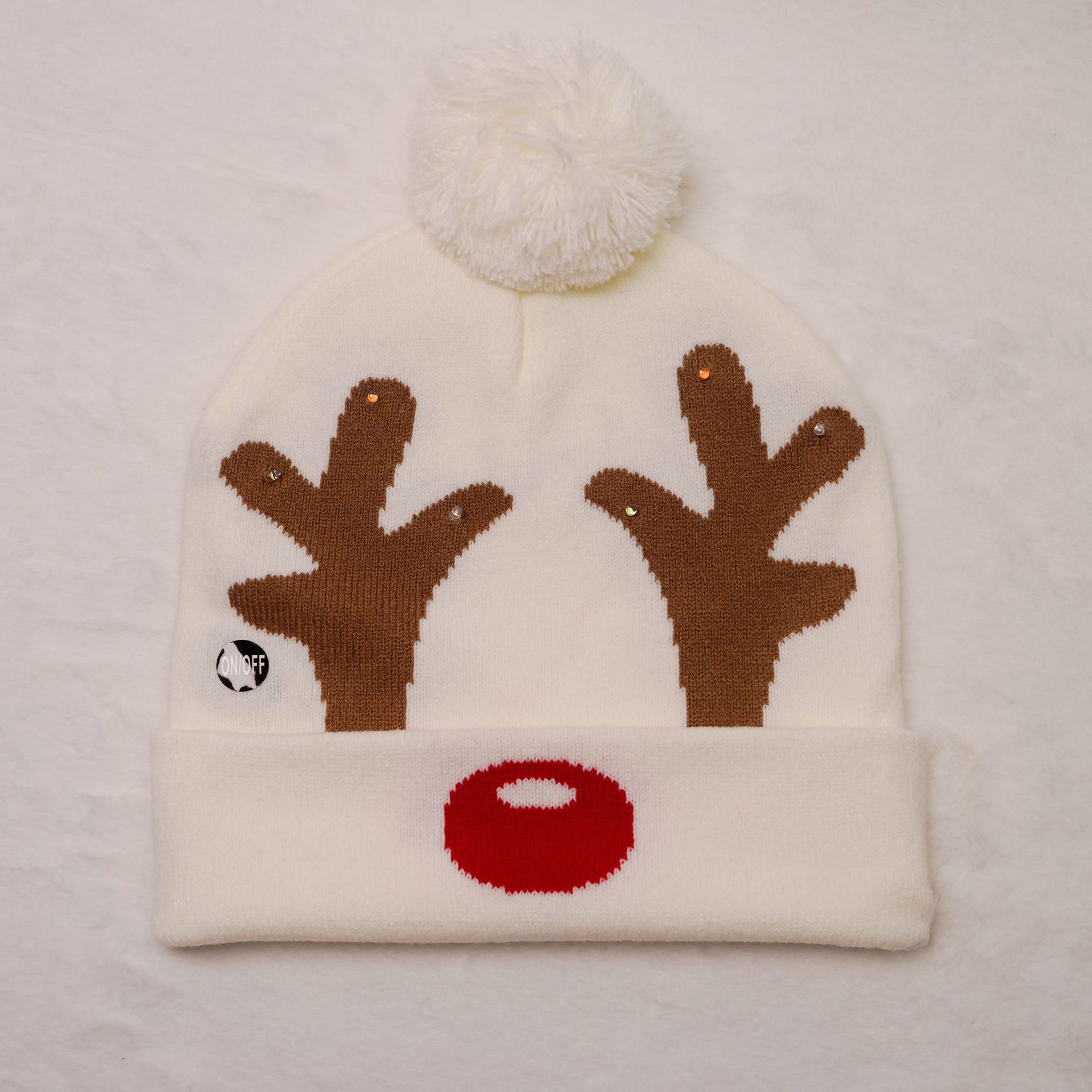 Unisex IG Style Santa Claus Snowman Elk Eaveless Wool Cap display picture 11