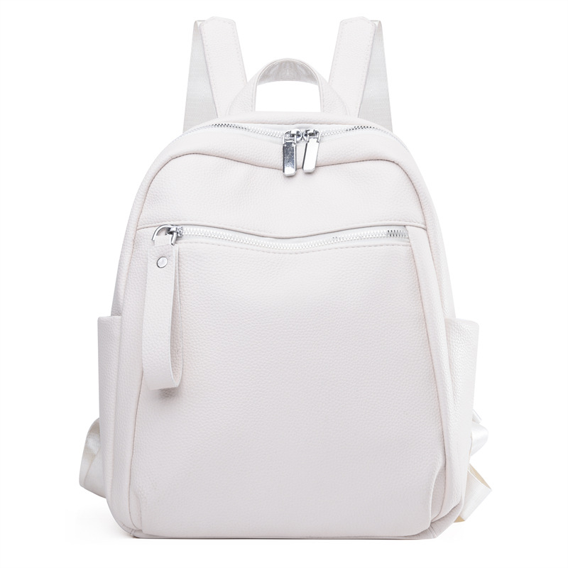 Advanced PU Soft Leather 2024 New Fashion Versatile Travel for Working and Commuting Women's Backpack_voghion.com