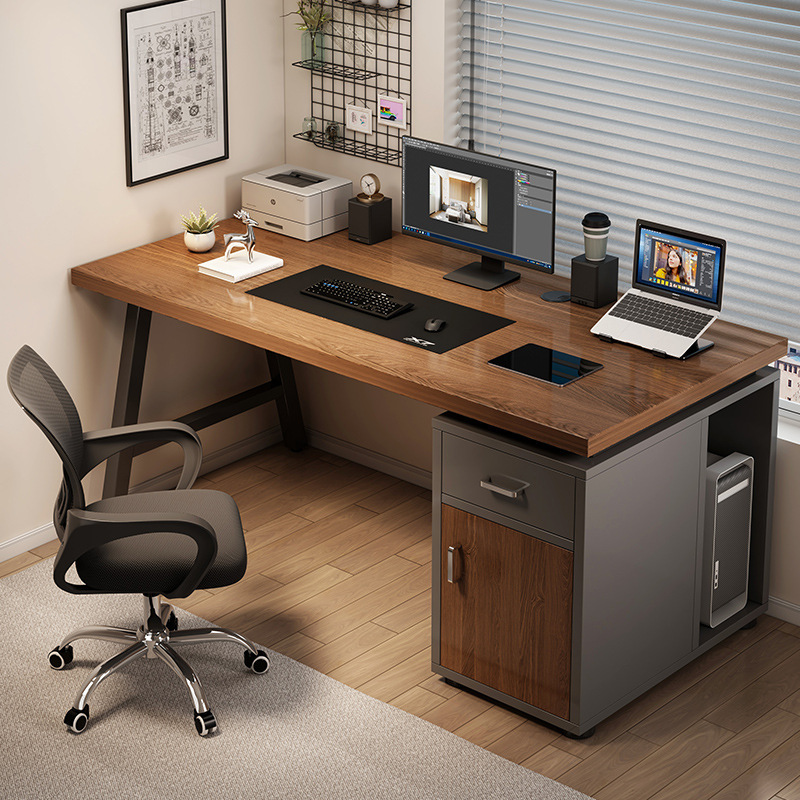 Computer Room Computer Desk Desktop Table Household Room Bedroom Simple Rental Room Desk Single Study Table with Chair